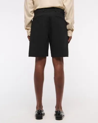 Abercrombie & Fitch Fixed Waist Dressy Short In Black