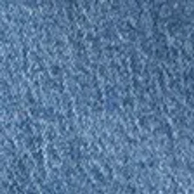 Abercrombie & Fitch Athletic Loose Denim Short In Blue