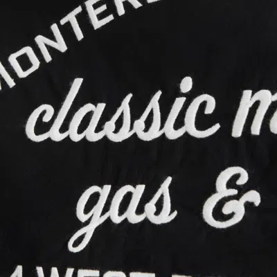 Abercrombie & Fitch Short-sleeve Poplin Graphic Button-up Shirt In Black