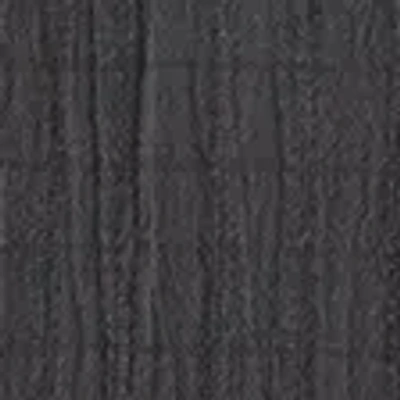 Abercrombie & Fitch Garment-dye Plaid Button-up Shirt In Black