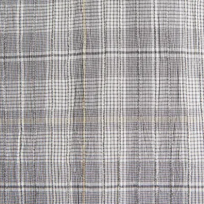 Abercrombie & Fitch Long-sleeve Textural Plaid Button-up Shirt In Neutral