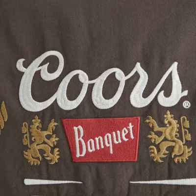 Abercrombie & Fitch Short-sleeve Coors Banquet Workwear Button-up Shirt In Multi