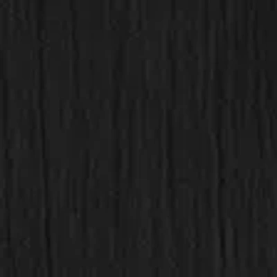 Abercrombie & Fitch Camp Collar Textured Button-up Shirt In Black