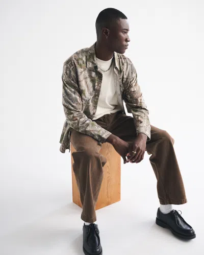 Abercrombie & Fitch Twill Button-up Shirt