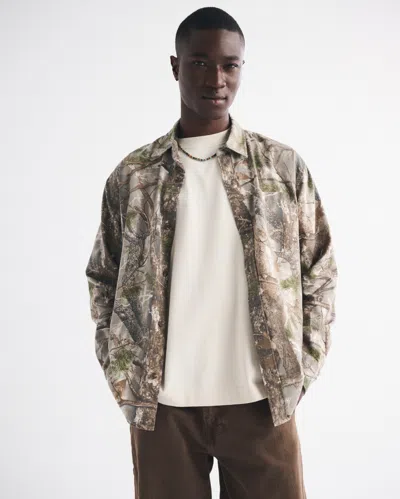 Abercrombie & Fitch Twill Button-up Shirt