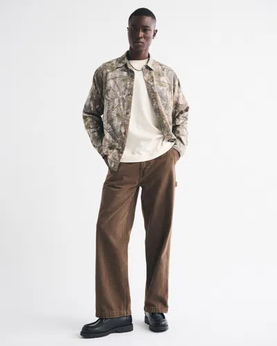 Abercrombie & Fitch Twill Button-up Shirt