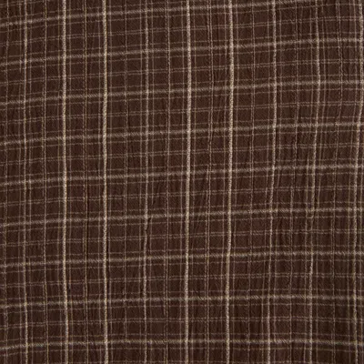 Abercrombie & Fitch Short-sleeve Button-up Shirt In Brown