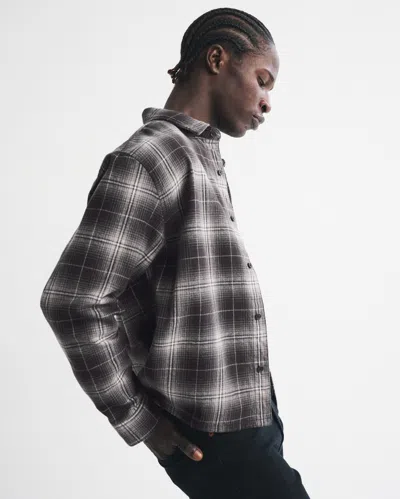 Abercrombie & Fitch Flannel In Black