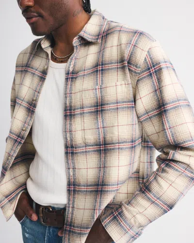 Abercrombie & Fitch Flannel In Animal Print