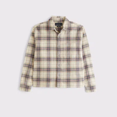 Abercrombie & Fitch Flannel In Animal Print