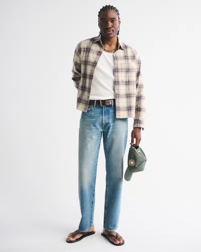 Abercrombie & Fitch Flannel In Animal Print