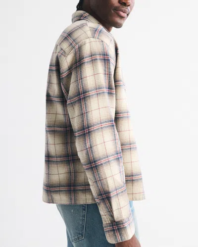 Abercrombie & Fitch Flannel In Animal Print