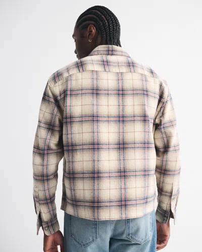 Abercrombie & Fitch Flannel In Animal Print