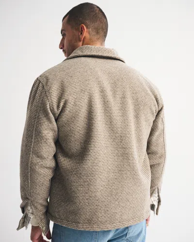 Abercrombie & Fitch Boucle Shirt Jacket