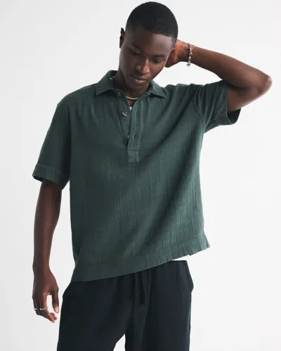 Abercrombie & Fitch A&f Breezy Popover In Green