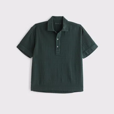 Abercrombie & Fitch A&f Breezy Popover In Green