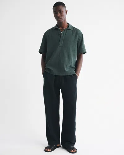 Abercrombie & Fitch A&f Breezy Popover In Green