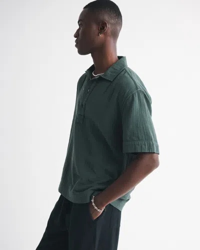 Abercrombie & Fitch A&f Breezy Popover In Green