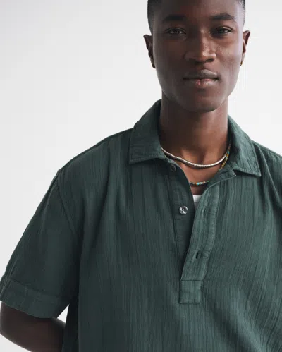 Abercrombie & Fitch A&f Breezy Popover In Green