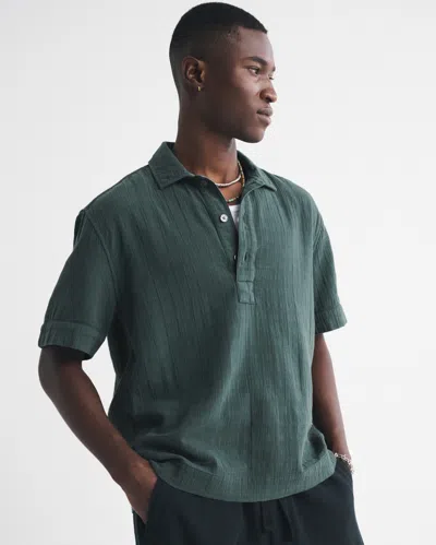 Abercrombie & Fitch A&f Breezy Popover In Green