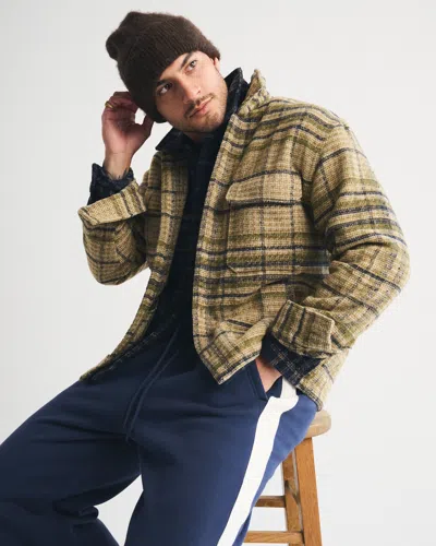 Abercrombie & Fitch Boucle Shirt Jacket