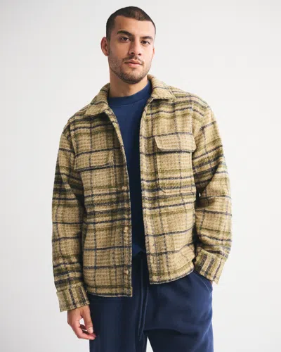 Abercrombie & Fitch Boucle Shirt Jacket