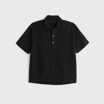 Abercrombie & Fitch A&f Breezy Popover In Black