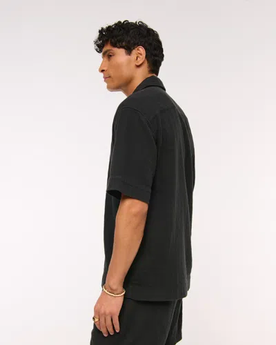 Abercrombie & Fitch A&f Breezy Popover In Black