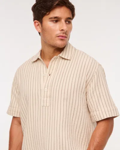 Abercrombie & Fitch A&f Breezy Popover In Neutral