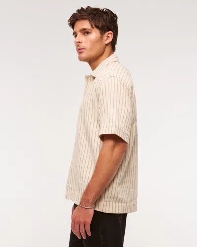 Abercrombie & Fitch A&f Breezy Popover In Neutral
