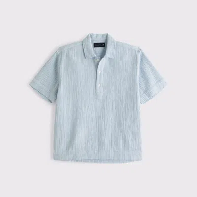 Abercrombie & Fitch A&f Breezy Popover In Blue