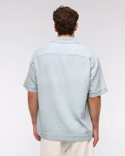 Abercrombie & Fitch A&f Breezy Popover In Blue