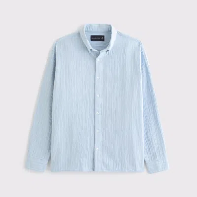 Abercrombie & Fitch A&f Breezy Shirt In Blue