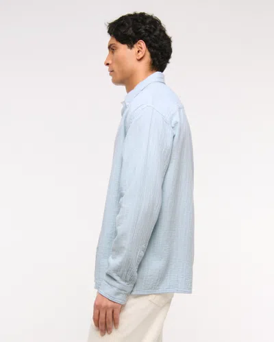 Abercrombie & Fitch A&f Breezy Shirt In Blue