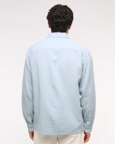 Abercrombie & Fitch A&f Breezy Shirt In Blue