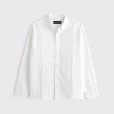 Abercrombie & Fitch A&f Breezy Shirt In White