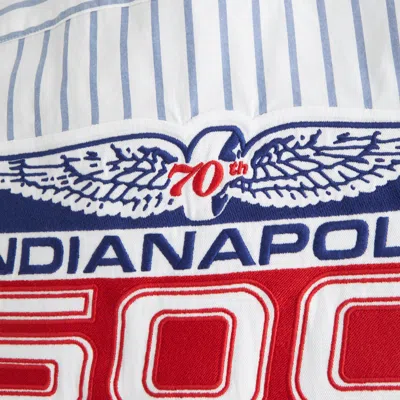 Abercrombie & Fitch Short-sleeve Racing Workwear Button-up Shirt In White