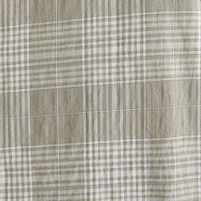 Abercrombie & Fitch Lightweight Crinkle Button-up Shirt In Multi