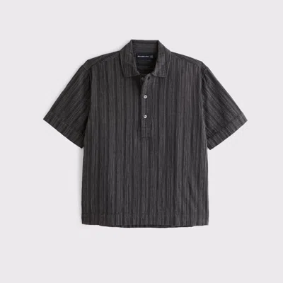 Abercrombie & Fitch A&f Breezy Popover In Black