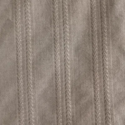 Abercrombie & Fitch Camp Collar Braided Button-up Shirt In Brown