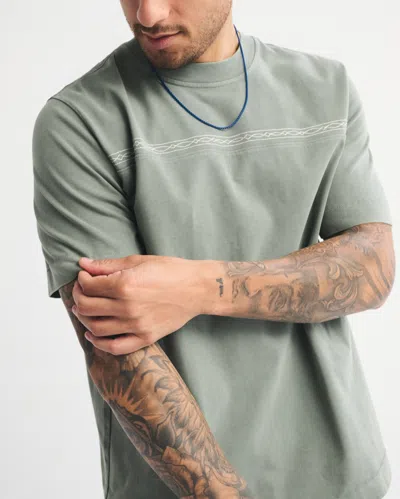 Abercrombie & Fitch Premium Heavyweight 2.0 Tee In Green