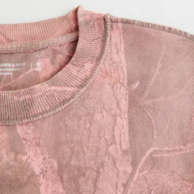 Abercrombie & Fitch Premium Heavyweight Cropped Tee In Pink