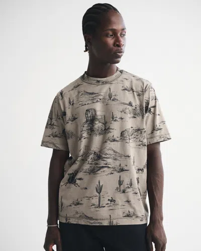 Abercrombie & Fitch Vintage-inspired Tee In Neutral