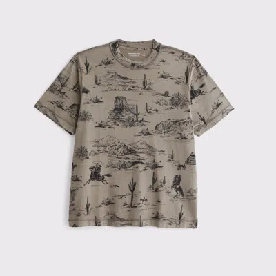Abercrombie & Fitch Vintage-inspired Tee In Neutral