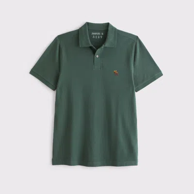 Abercrombie & Fitch Signature Icon Don't Sweat It Polo In Green
