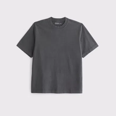 Abercrombie & Fitch Premium Heavyweight 2.0 Tee In Gray