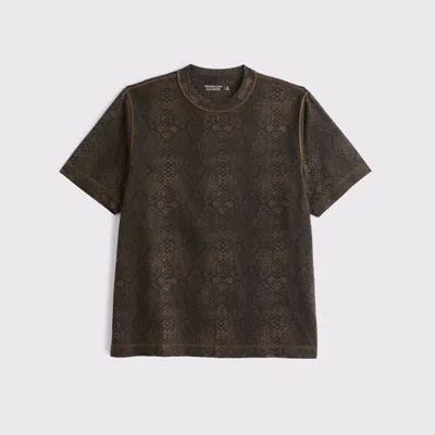 Abercrombie & Fitch Vintage-inspired Tee In Brown