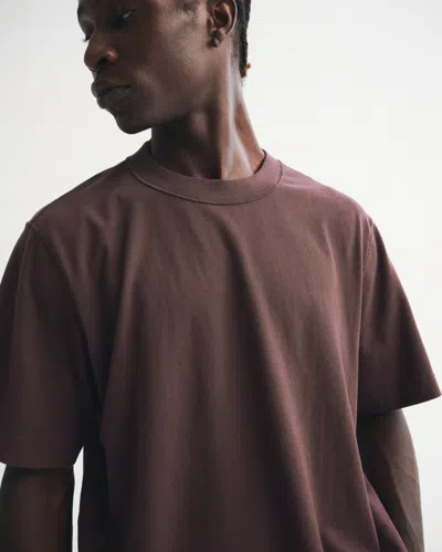 Abercrombie & Fitch Vintage-inspired Cropped Tee In Brown