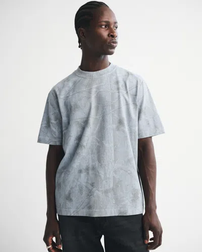 Abercrombie & Fitch Premium Heavyweight 2.0 Tee In Blue