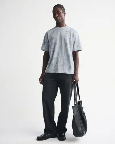 Abercrombie & Fitch Premium Heavyweight 2.0 Tee In Blue